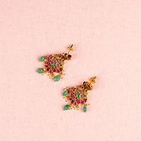 Alina Antique Jadau Necklace Set