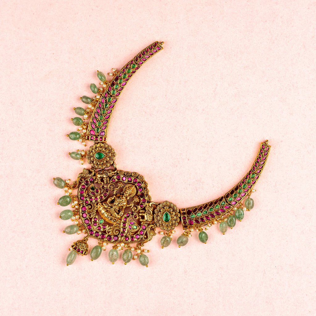Anaya Kempu Antique Necklace Set
