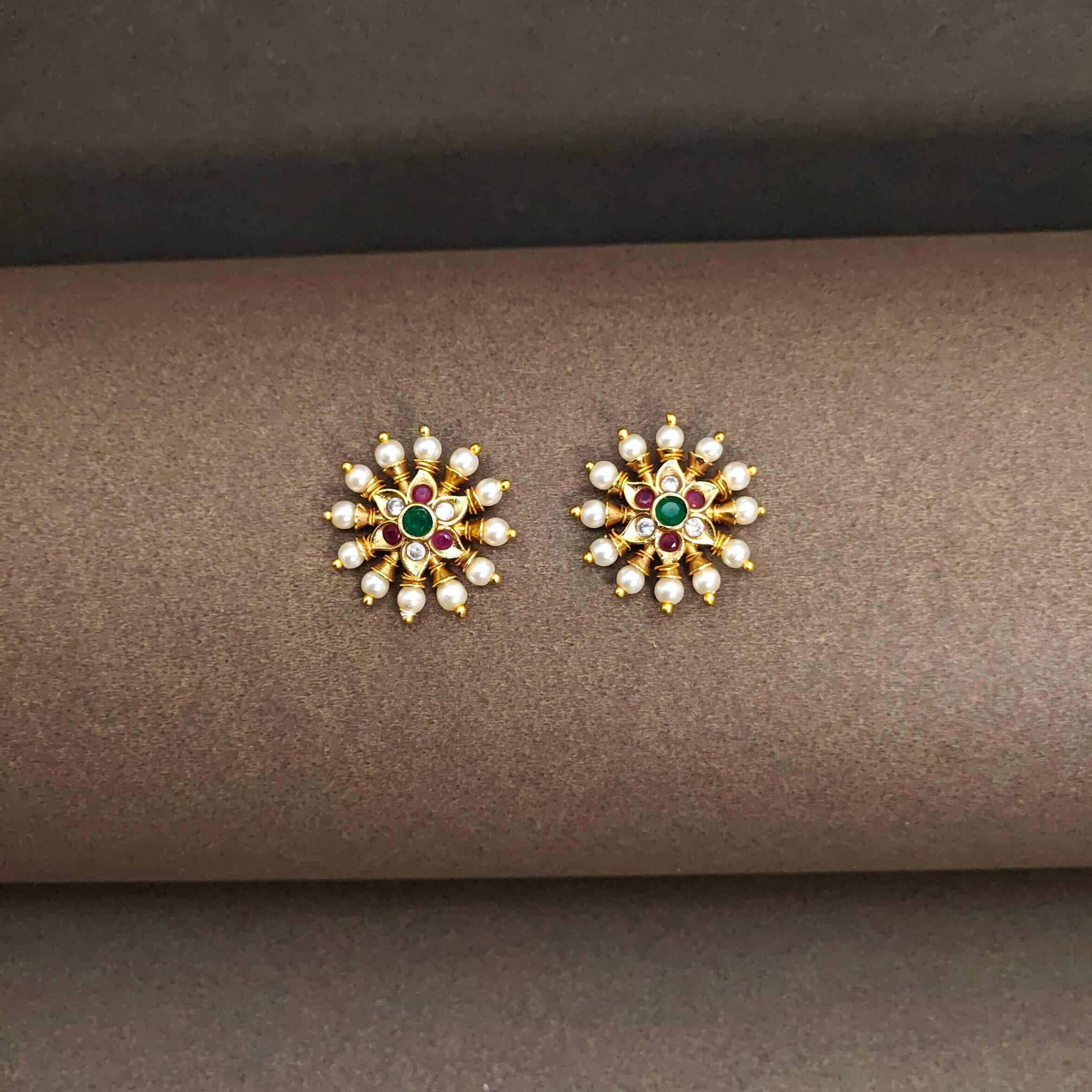 Yadya Antique Stud Earrings