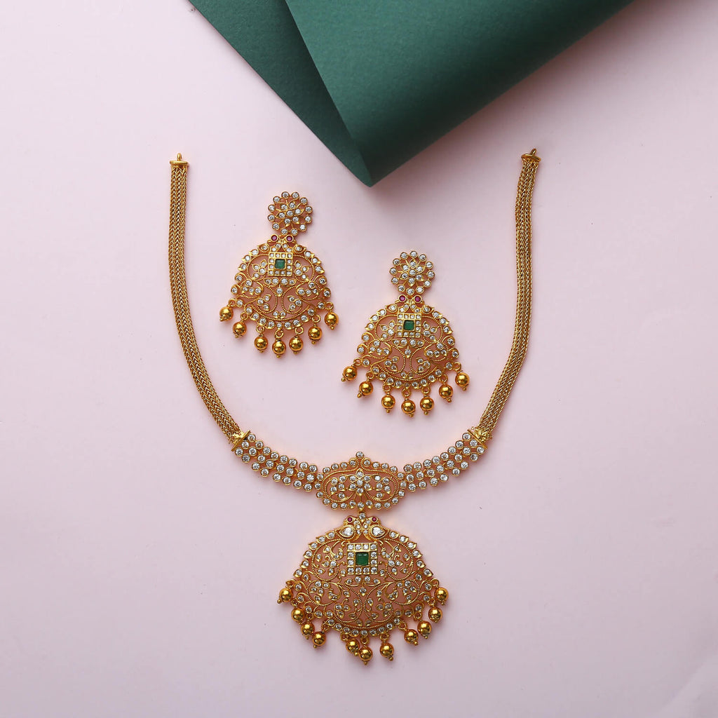 Harika Antique Necklace Set