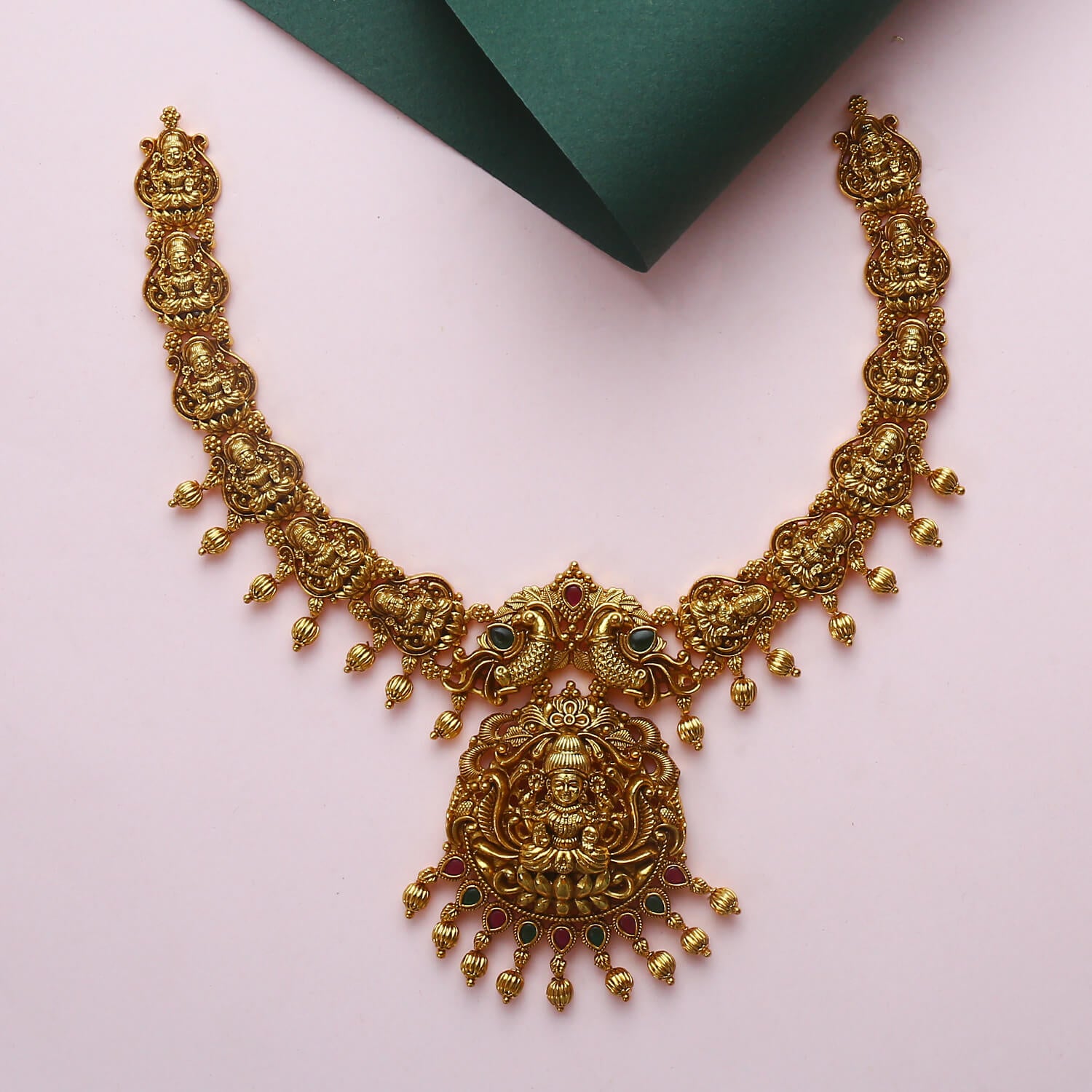 Goddess Lakshmi Antique Necklace Set