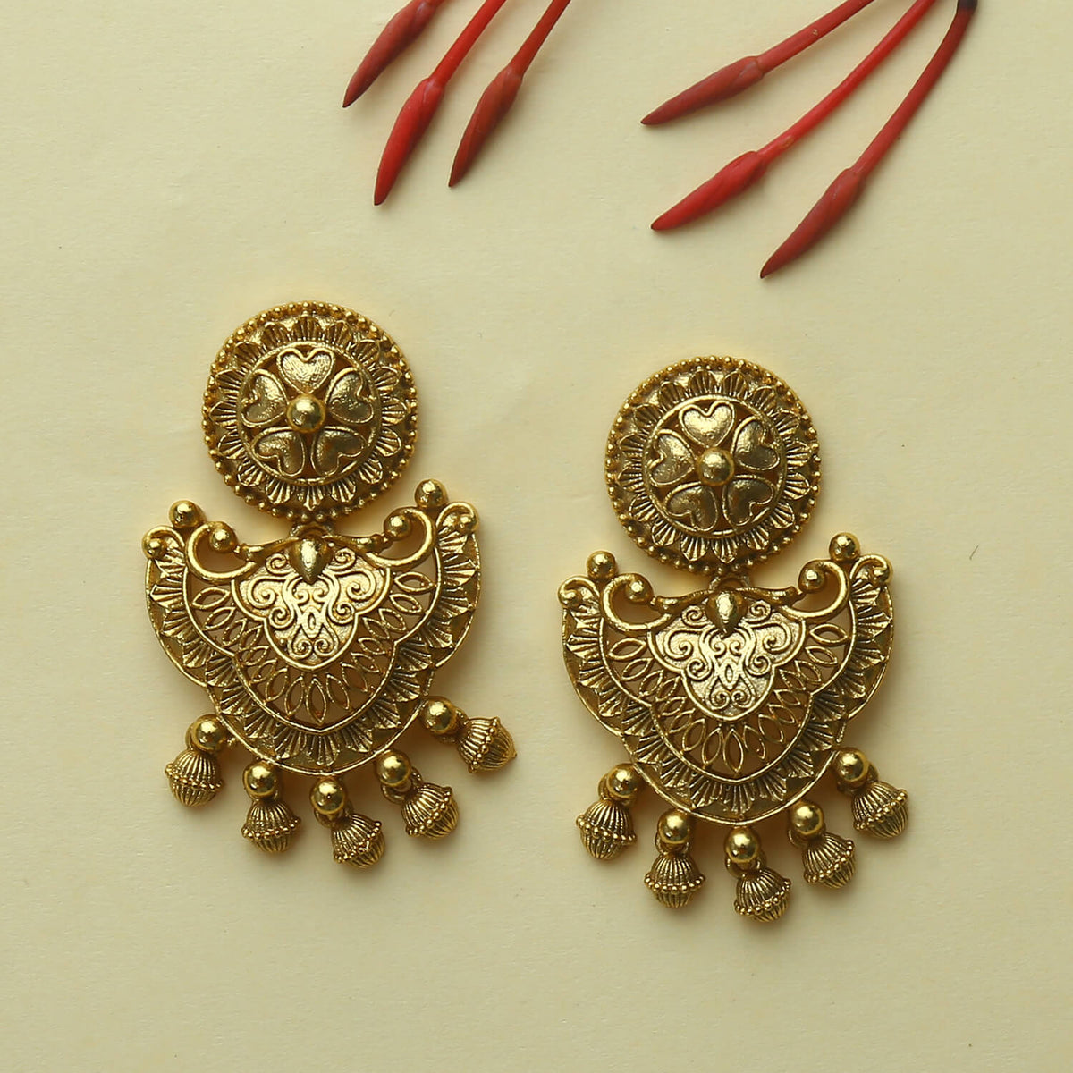 Prisha Antique Necklace Set