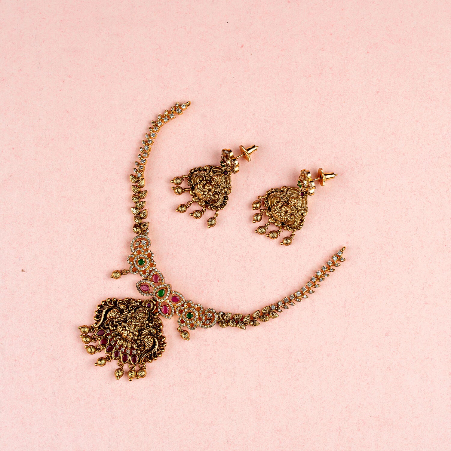 Kiara Antique Necklace Set