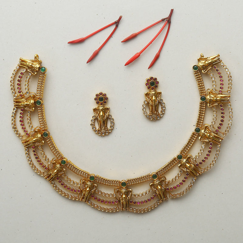 Chaman Antique Necklace Set