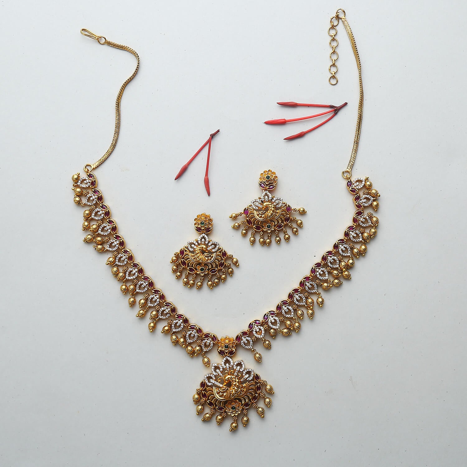 Jhalak Antique Necklace Set