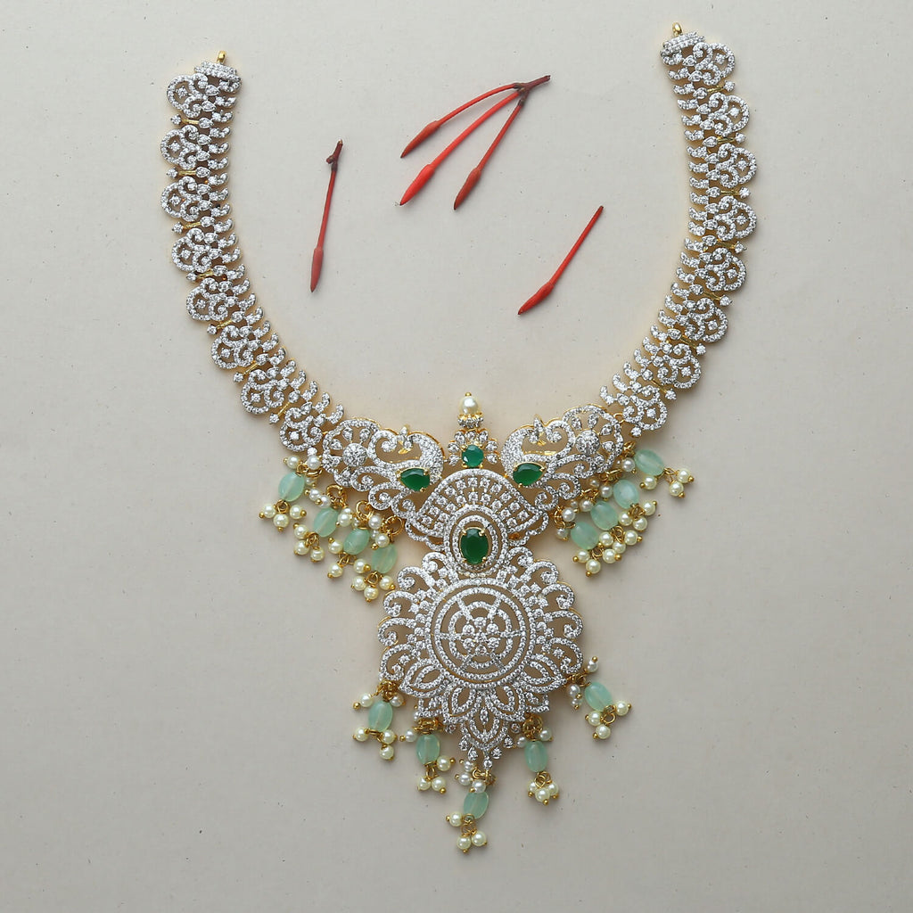 Hemani Premium CZ Necklace Set