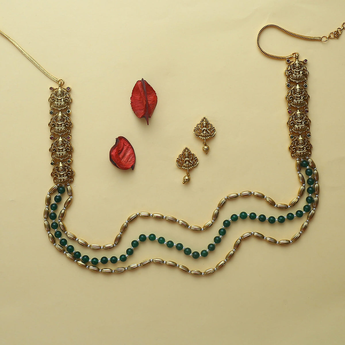 Lajita Antique Long Necklace Set