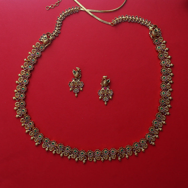 Nitara Antique Long Necklace Set