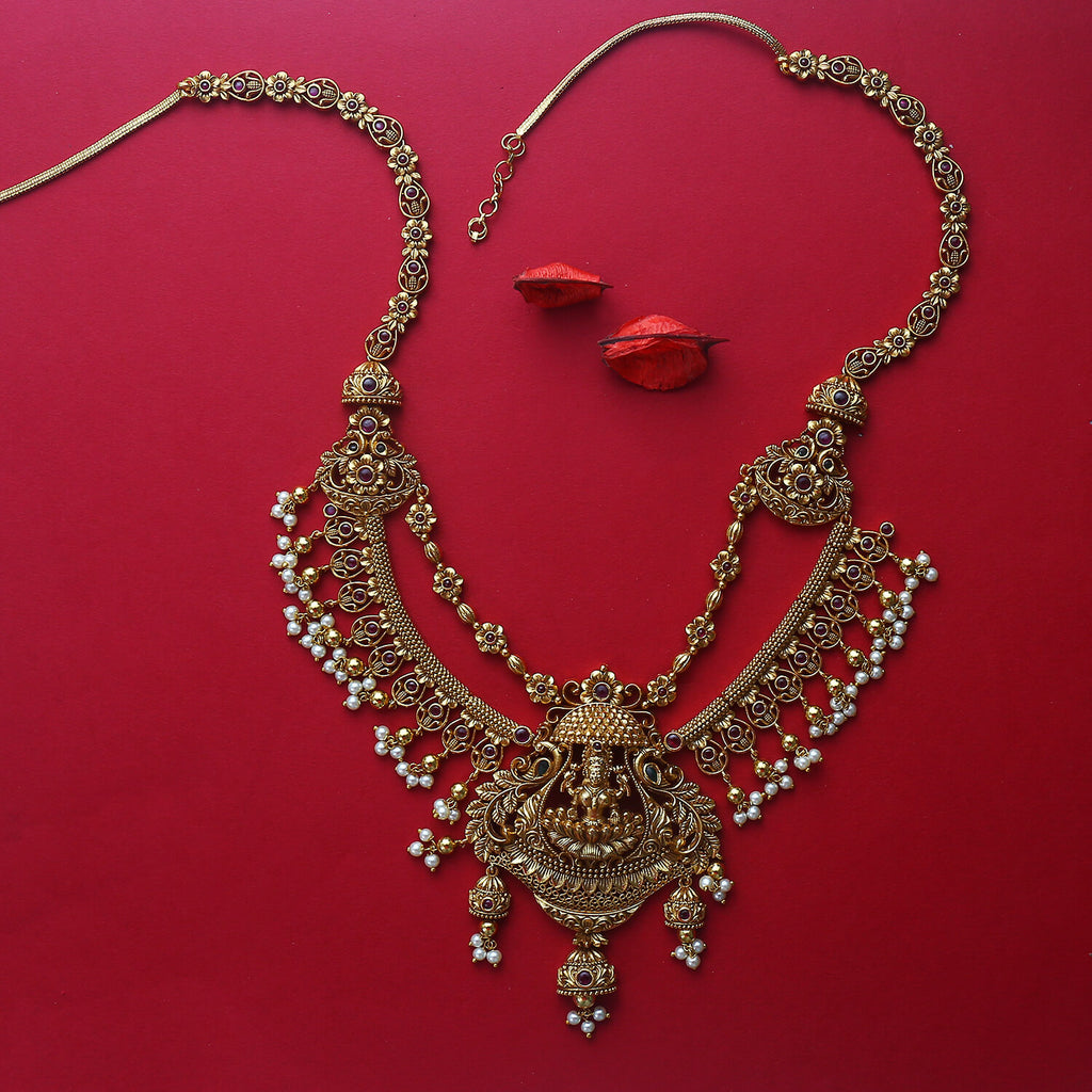 Eshana Antique Long Necklace Set