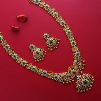 Shravya Antique Long Necklace Set