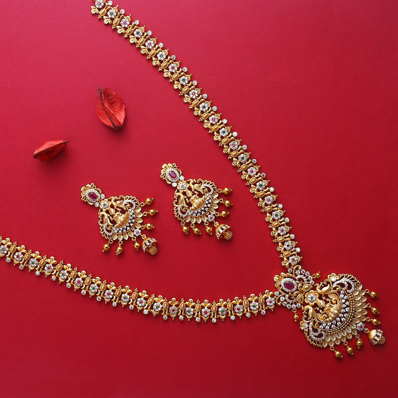 Ridhi Antique Long Necklace Set