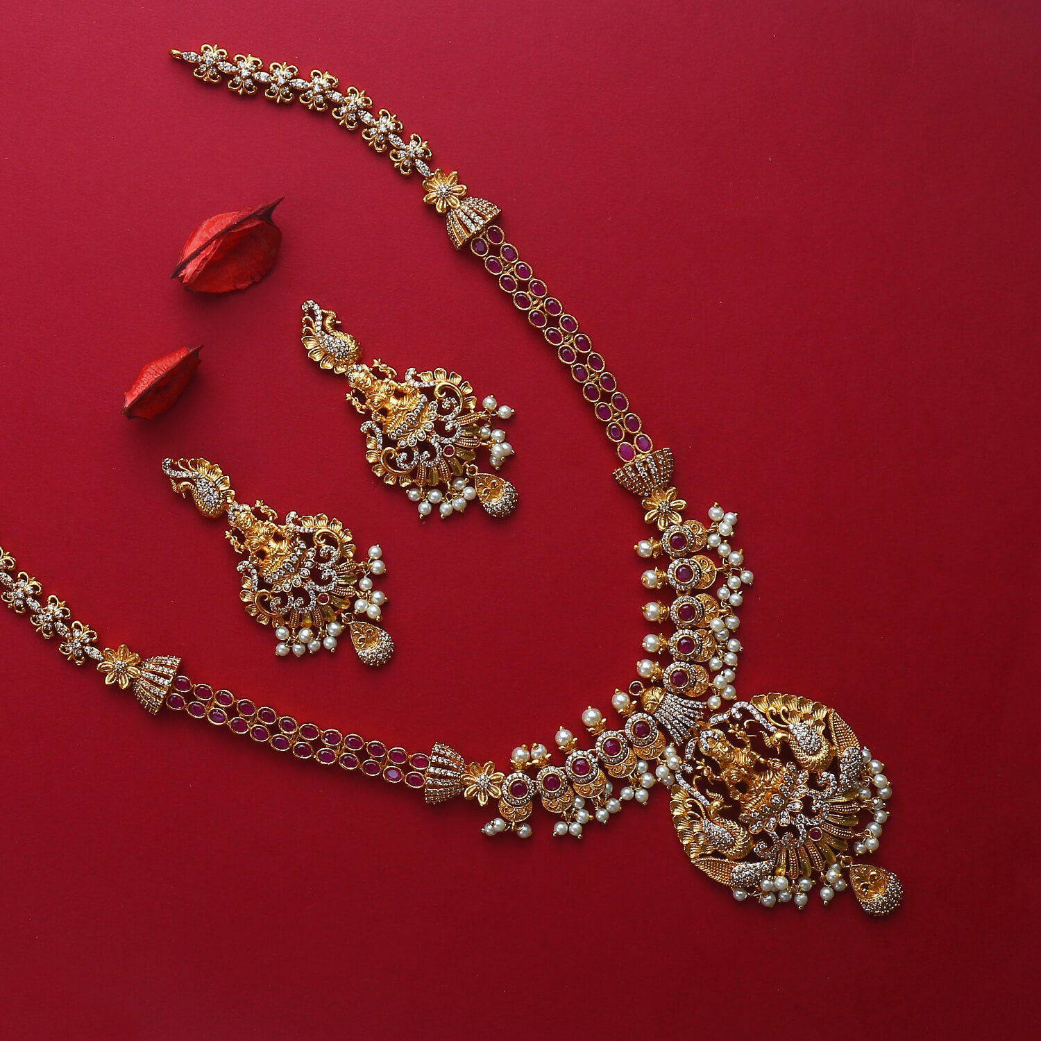 Riya Antique Long Necklace Set