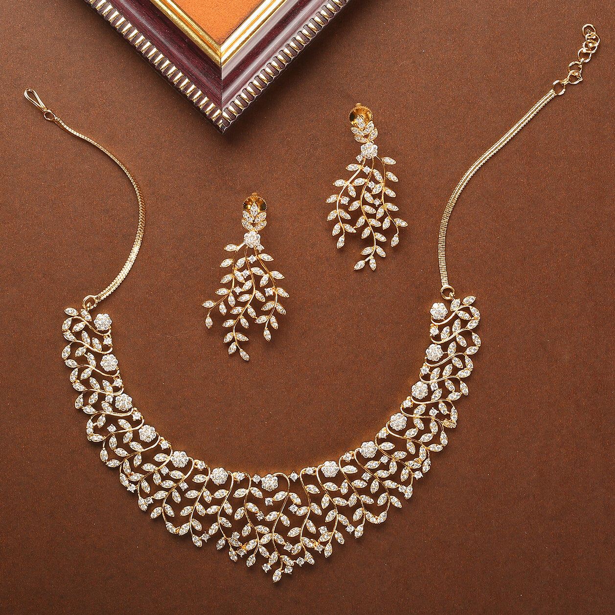 Triya Premium CZ Necklace Set