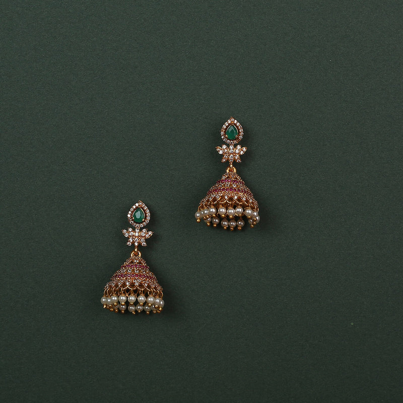 Gauri Antique Statement Earrings