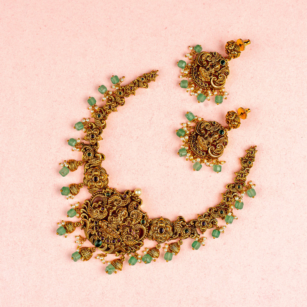 Anika Antique Necklace Set