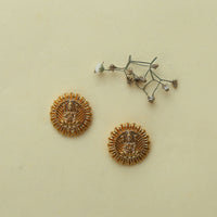 Chaitra Antique Stud  Earrings