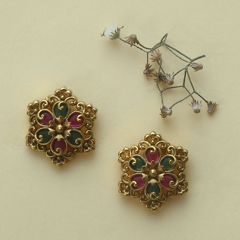 Januu Antique Stud Earrings