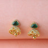 Diyaa CZ Gold Plated Earrings