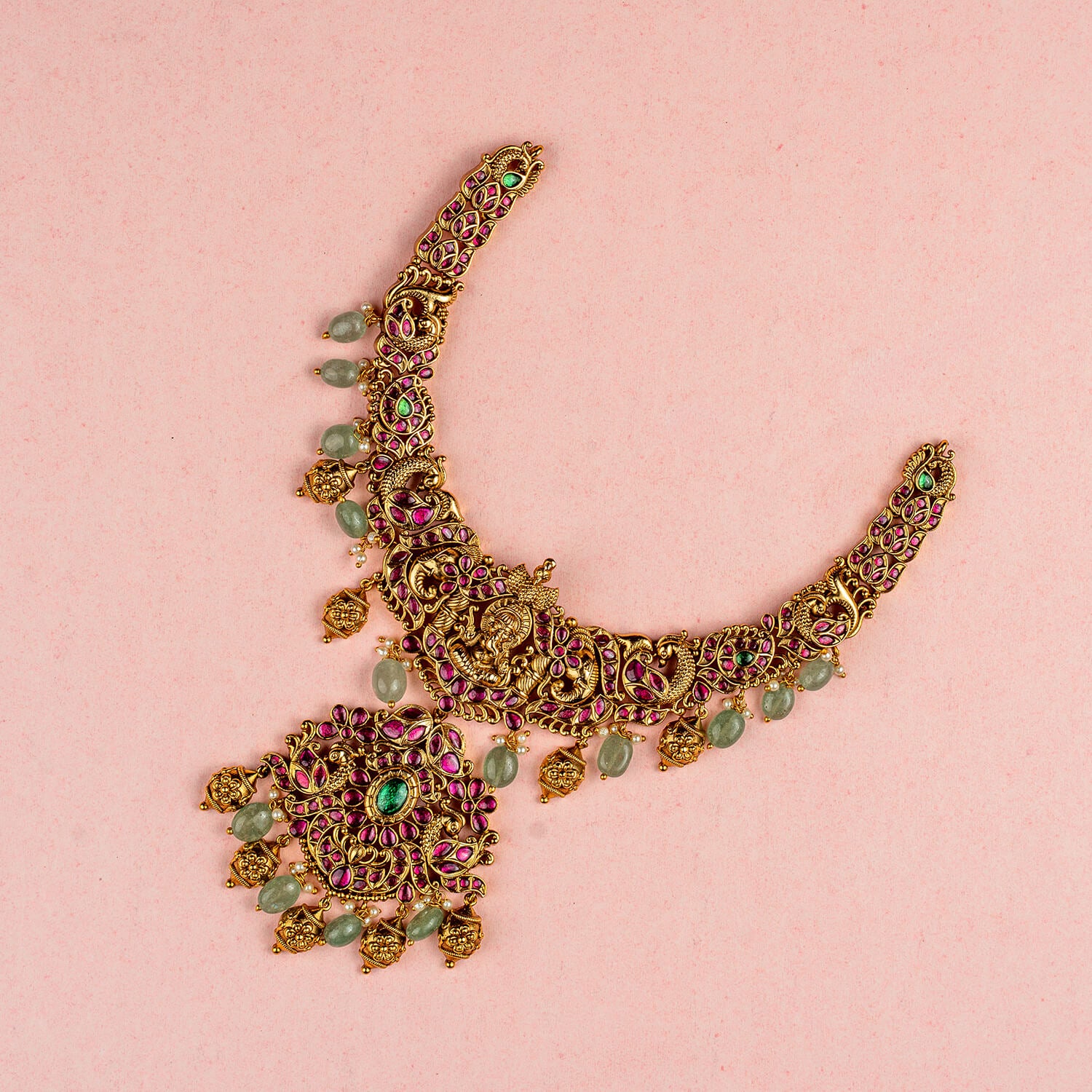 Arika Kempu Antique Necklace Set