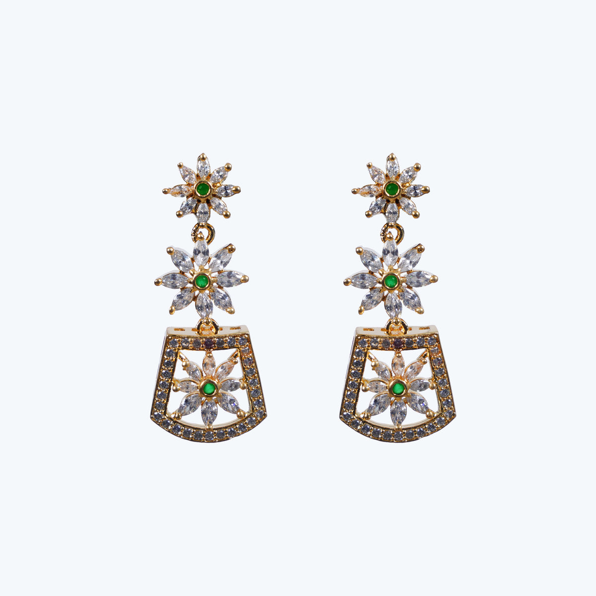 Lipika Premium Crystal Earrings