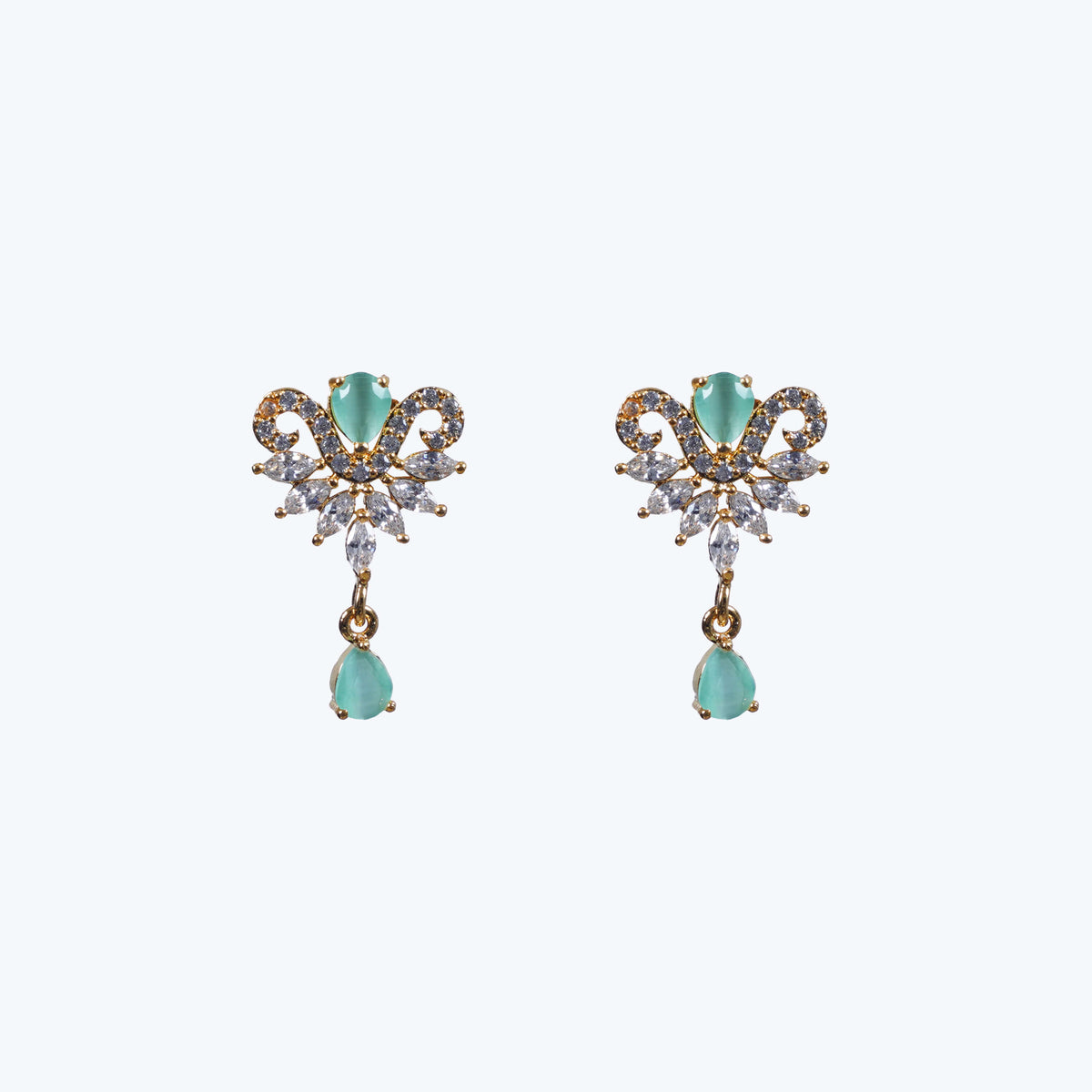 Eve Gold Plated CZ Earrings