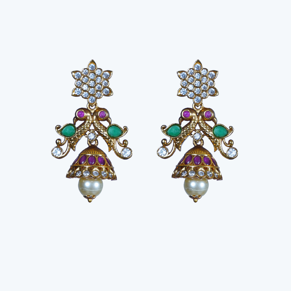 Leena Peacock Earrings