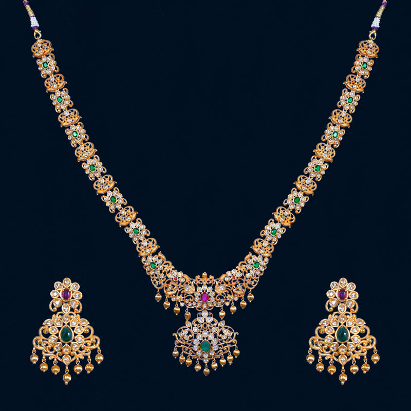 Shravya Antique Long Necklace Set