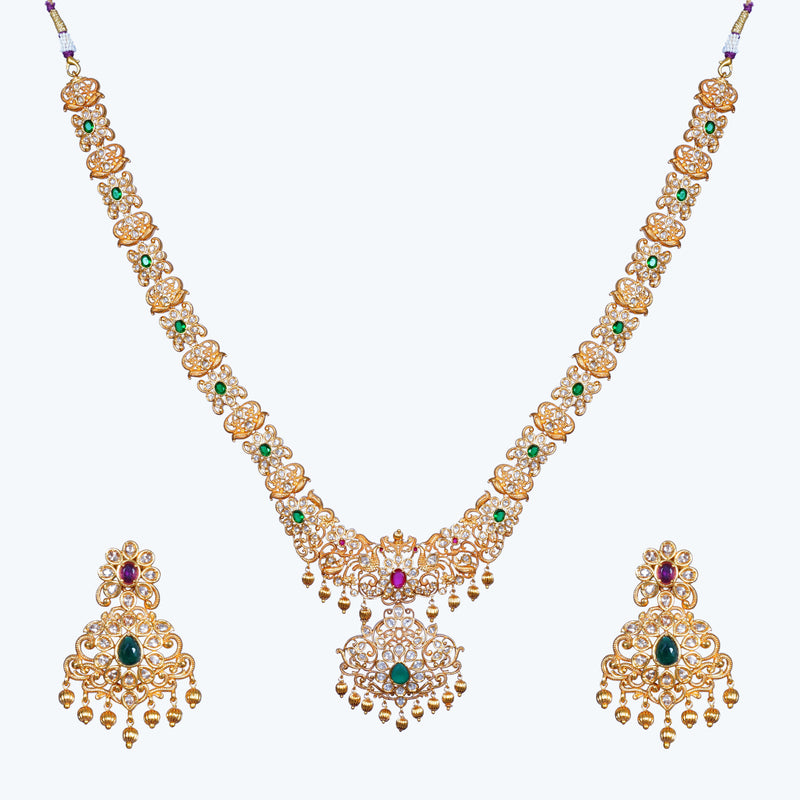 Shravya Antique Long Necklace Set