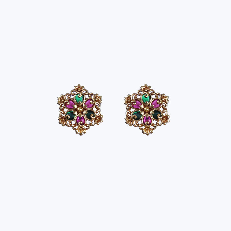 Januu Antique Stud Earrings