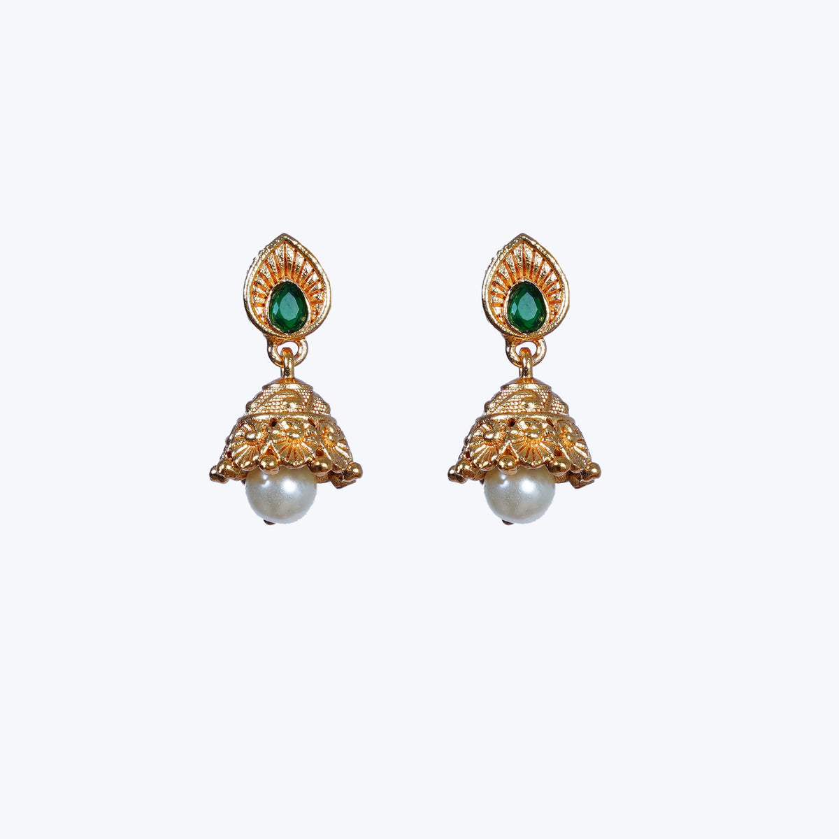 Yanvi Antique Jhumka Earrings