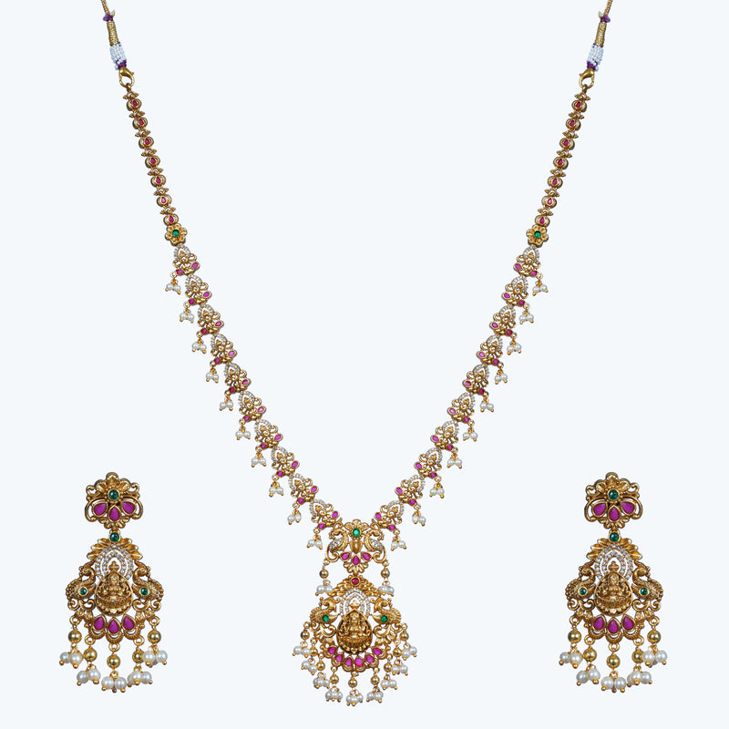 Suhani Antique Long Necklace Set