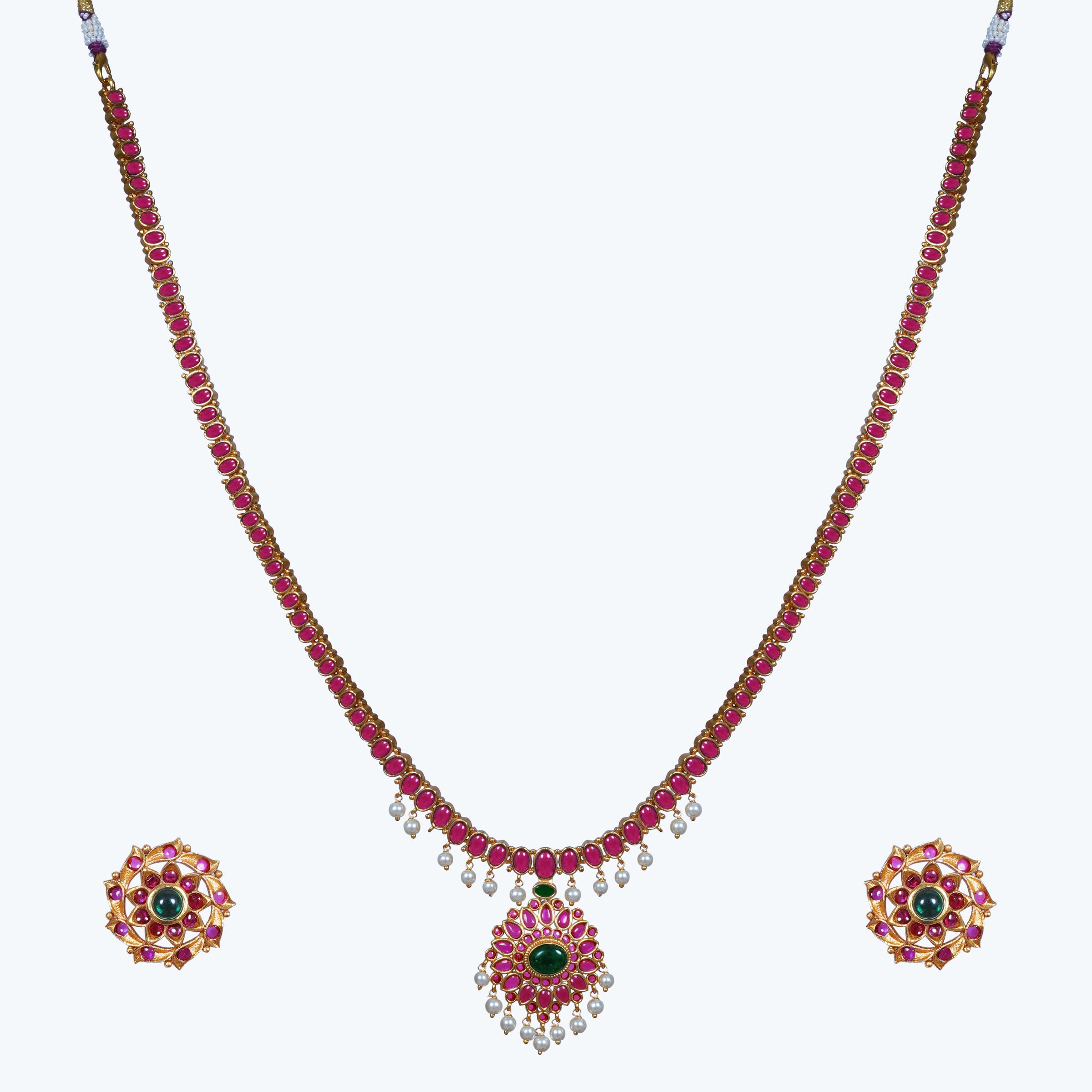 Tanmayi Long Necklace Set