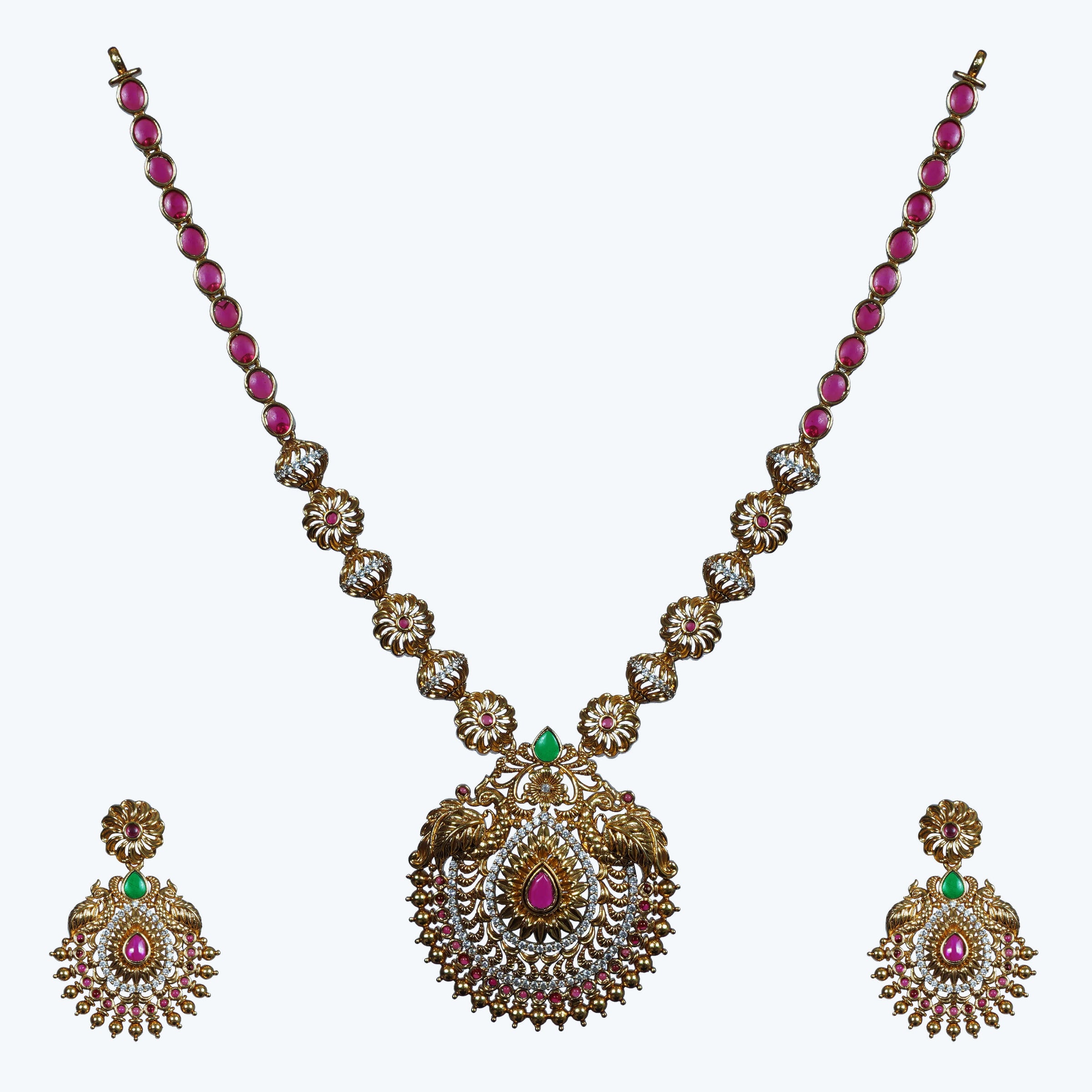 Vrishti Antique Necklace Set