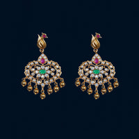 Yashodhara Peacock Antique Necklace Set