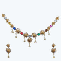 Ramparivar Navaratna Antique Necklace Set